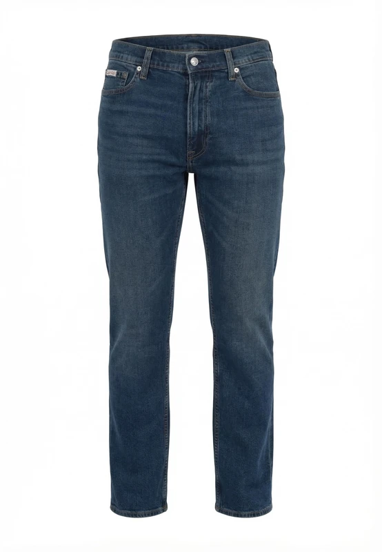 Calvin Klein Men’s Straight Fit Oil Slick Jeans, Blue (Oil Slick), 32W/34L