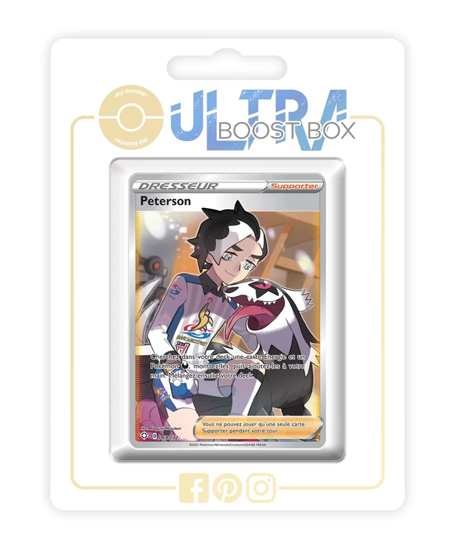 my-booster Peterson 069/072 Full Art Trainer - 10 French Cards
