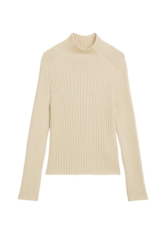 Marc OߴPolo Women's Slim Fit Organic Cotton Jumper, Yellow (Bright Pea), XS