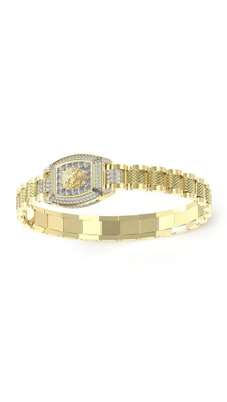 Guess Jewellery Man Lion King - Jumb05000jwygt-u