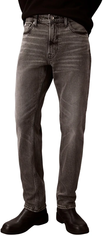 Calvin Klein Men’s Pewter Rock Slim Fit Jeans, Grey (Pewter Rock), 34W/32L