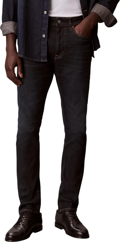 Calvin Klein Men’s Vintage Rinse Skinny Fit Jeans, Blue (Vintage Rinse), 34W/35L