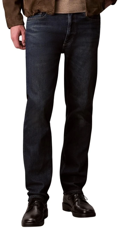 Calvin Klein Men’s Gilded Rinse Straight Fit Jeans, Blue (Gilded Rinse), 30W/31L