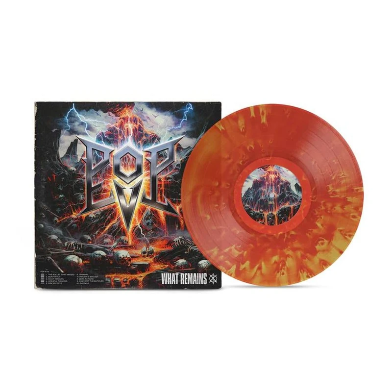 Mnrk Music WHAT REMAINS - Splattered Orange Vinyl Record