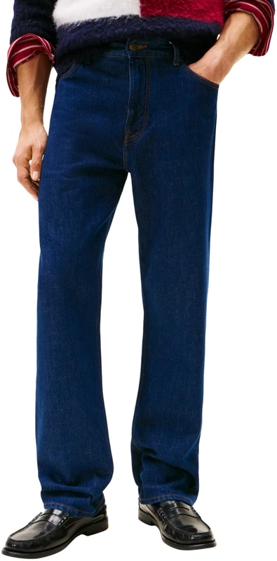 Tommy Hilfiger Men’s River Lincoln Relaxed Fit Jeans, Blue (Lincoln Indigo), 34W/28L
