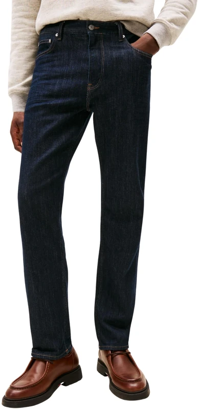 Tommy Hilfiger Men’s Regular Mercer Straight Leg Jeans, Blue (Adams Rinse), 33W/34L