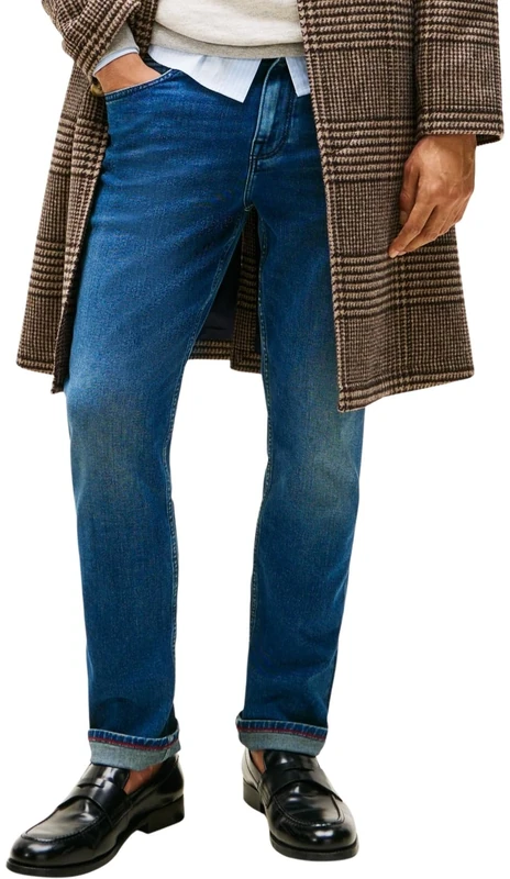 Tommy Hilfiger Men's Denton Oliver Straight Fit Jeans, Blue (Oliver Blue), 32W/28L