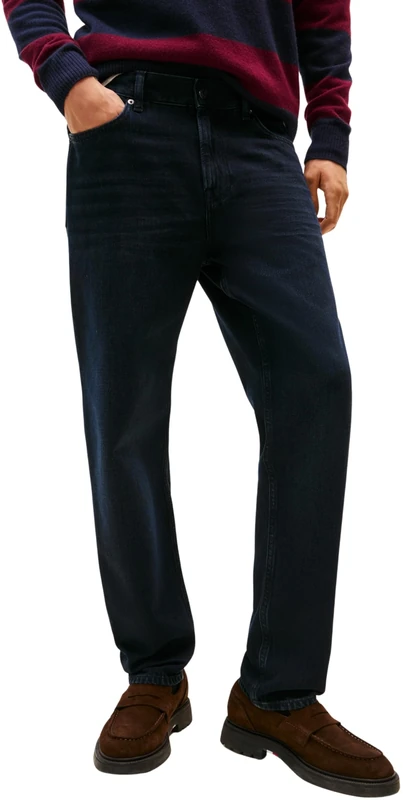 Tommy Hilfiger Men's Harlem Windum Tapered Fit Jeans, Blue (Windum Blue Black), 32W/35L