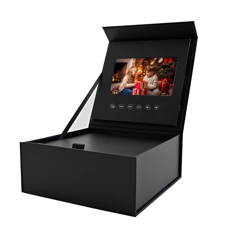 Wedding & Birthday Video Gift Box – 5-Inch IPS Screen, 4GB, Type-C – Custom Magnetic Closure for Personalized Greetings