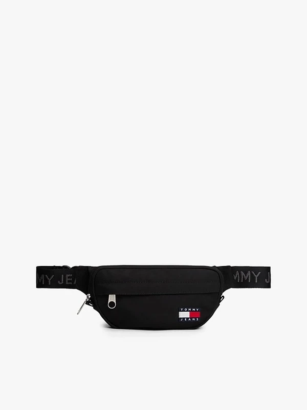 Tommy Jeans Men's TJM Ess Daily Bumbag Am0am13701 Waistbag, Black (Black), One Size