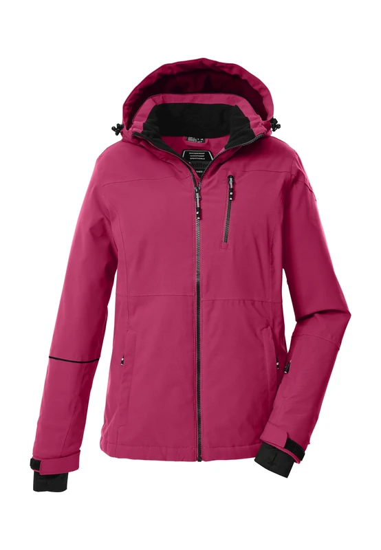 Killtec KSW 438 WMN Women's Ski Jacket with Hood and Snow Guard Pink 42 43160-000