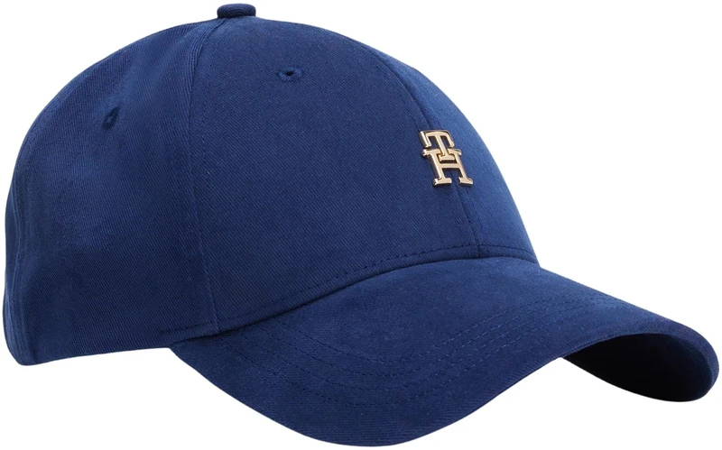 Tommy Hilfiger Women’s Elevated Chic Cap with Logo, Blue (Preppy Navy), One Size