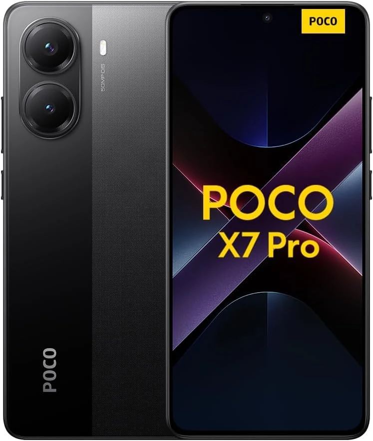xiaomi POCO X7 Pro smartphone, 12+512GB, Black - UK Version 2 year Warranty (No Charger Included)