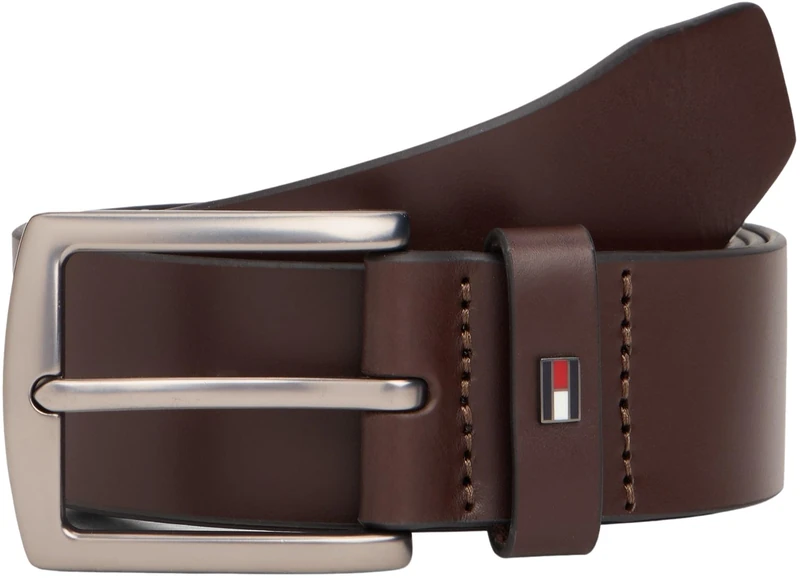 Tommy Hilfiger Men’s 4.0 cm Denton Leather Belt, Brown (Coffee Bean), 31.5 inches