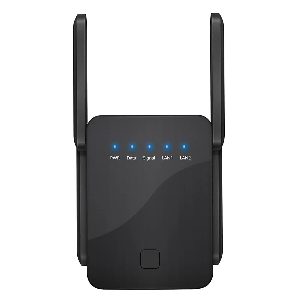 WiFi Extender Booster, Internet Booster with Ethernet Port, 4 Antennas WIFI Booster Range Extender