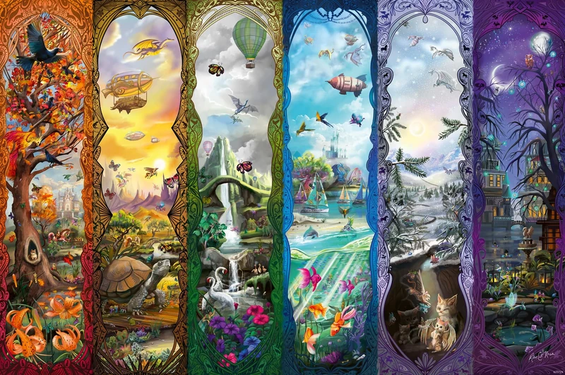 Ravensburger The Six Portals, 7000 piece Jigsaw Puzzle for Adults and Kids Age 12 and Up