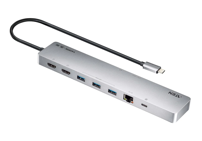 ATEN UH3240-11-in-1 USB-C Multiport Dock with Power Pass-Through - Image 1