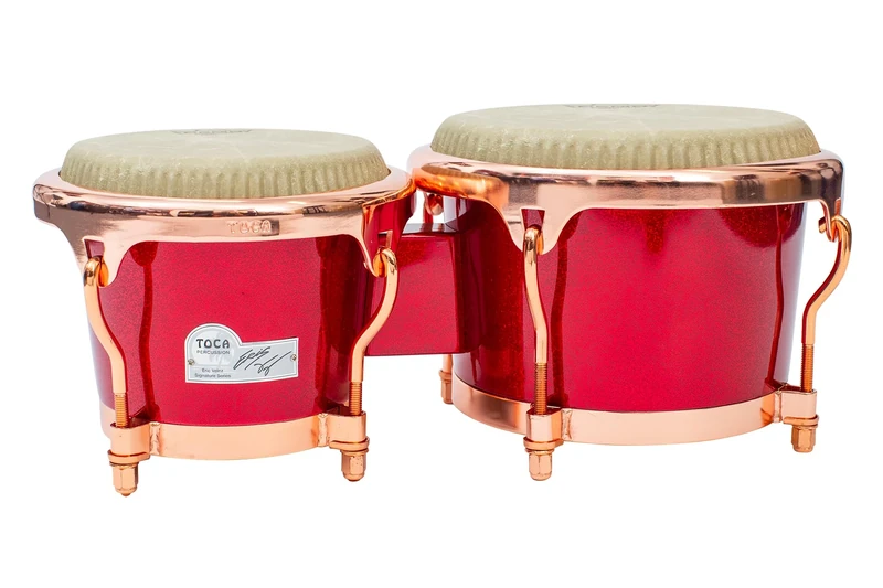 Toca Bongo Eric Velez 7' & 9' Cranberry Red Glitter 4901-EVAR