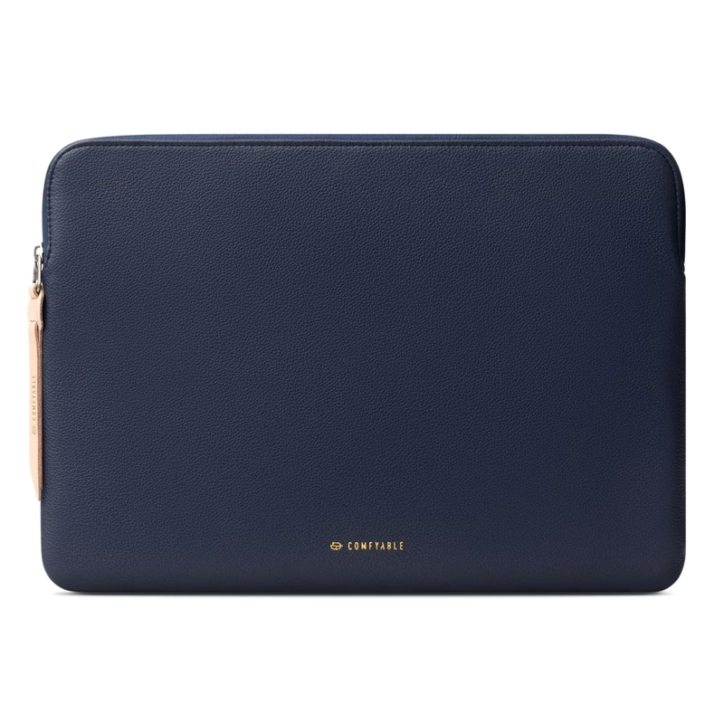 Comfyable Slim Laptop Sleeve Compatible with 16 Inch MacBook Pro M4 M3 M2 M1 2024-2019 & 15 Inch MacBook Air (Loose Fit) M4 2025 M3 2024 M2, Slim Protective PU Leather Bag Waterproof Case for Mac