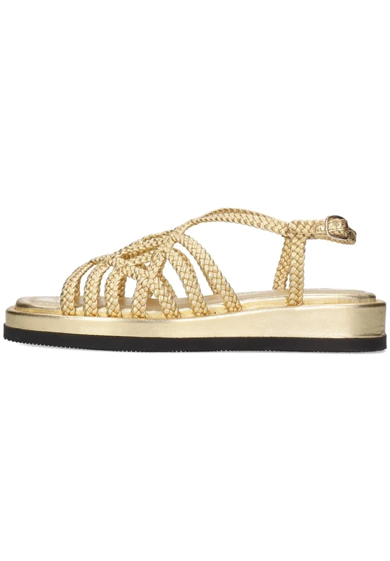Melvin & Hamilton Women Vim 2 Sandal, Gold, 2/2.5 UK