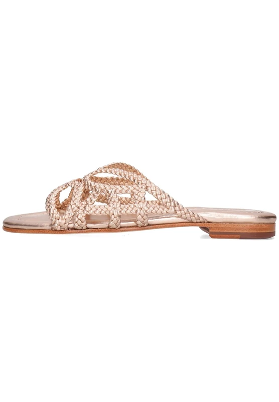 Melvin & Hamilton Women Elodie 64 Sandal, Gold, 8.5 UK