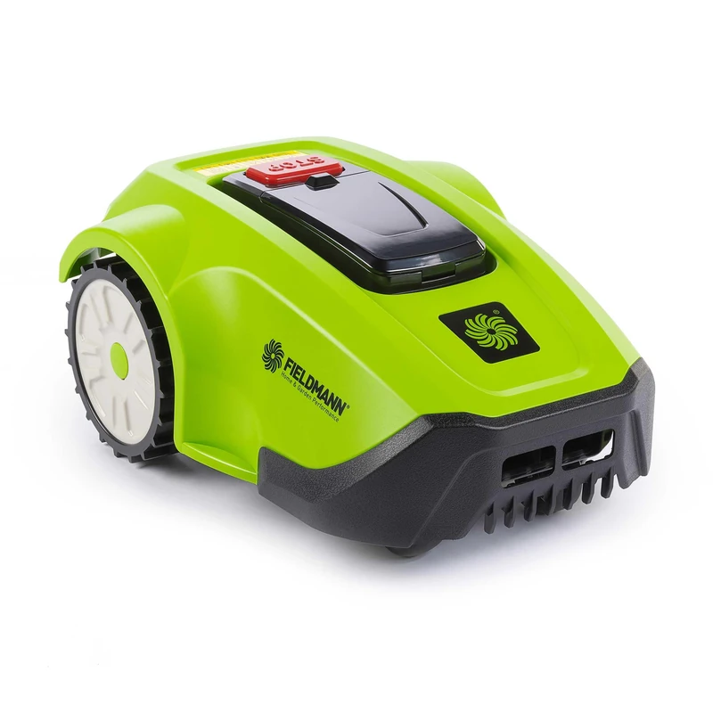 Robotic Lawnmower 600 m² – Lithium-Ion Battery 20V 2Ah, Width 17 cm, Height Adjustable (3/4/5 cm), Intelligent Programming, Rain Sensor, Edge Cutting, Multi-Zones, LCD Display