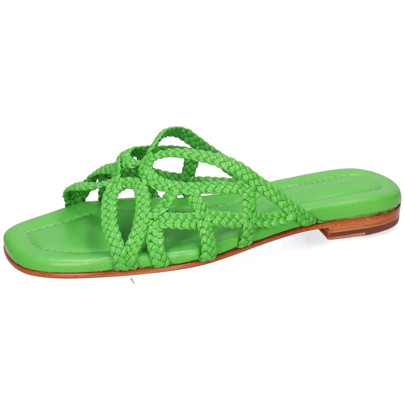 Melvin & Hamilton Women Elodie 64 Sandal, Green, 4 UK