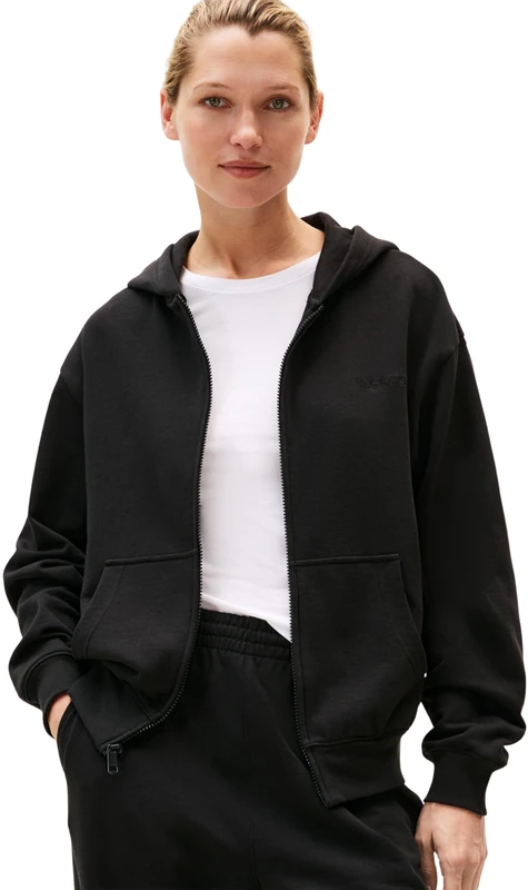Tommy Hilfiger Women’s Full Zip Hoodie, Black (Black), XL