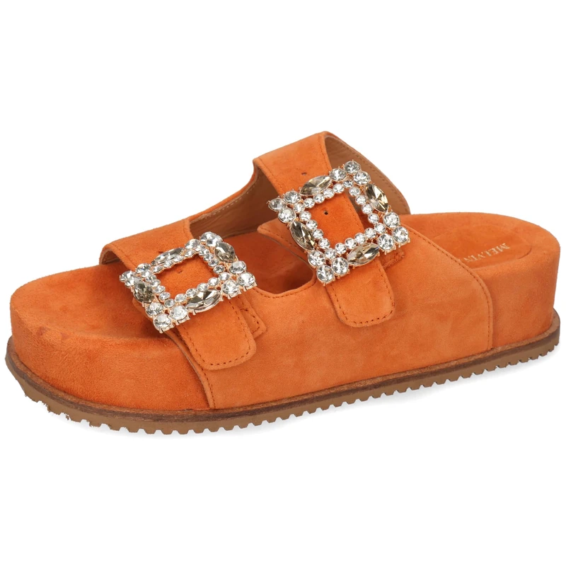 Melvin & Hamilton Women Eve 3 Sandal, Orange, 8 UK