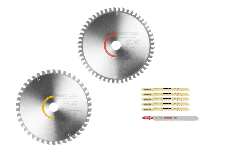 Festool Saw blade set KSB-SORT/2 W/L 160x1,8