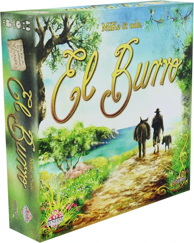 Asmodee - Sylex - EL Burro - Board Games - Board Game - For Ages 14+ - 1 to 4 Players - 90 to 120 Min - French Version