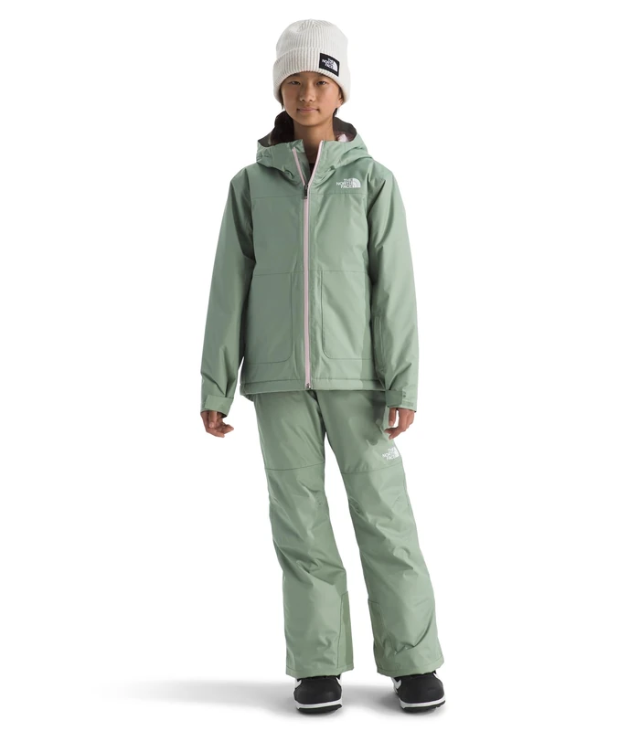The North Face Girl's Freedom Insulated Jacket, Slate Moss, 10 Years - Image 1