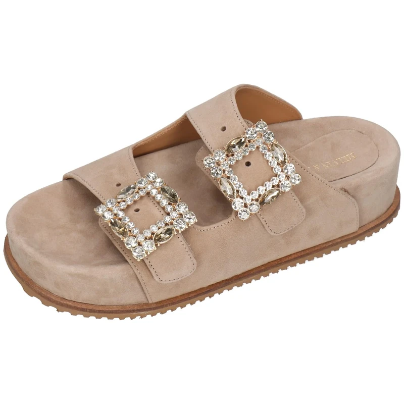 Melvin & Hamilton Women Eve 3 Sandal, Beige, 8.5 UK