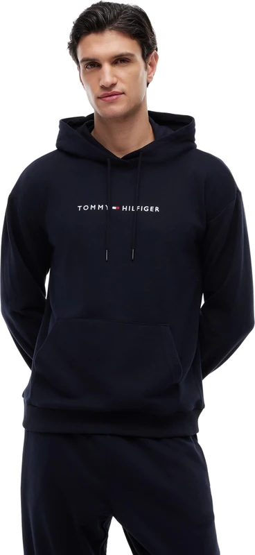 Tommy Hilfiger Men’s Hoodie, Blue (Desert Sky), XS