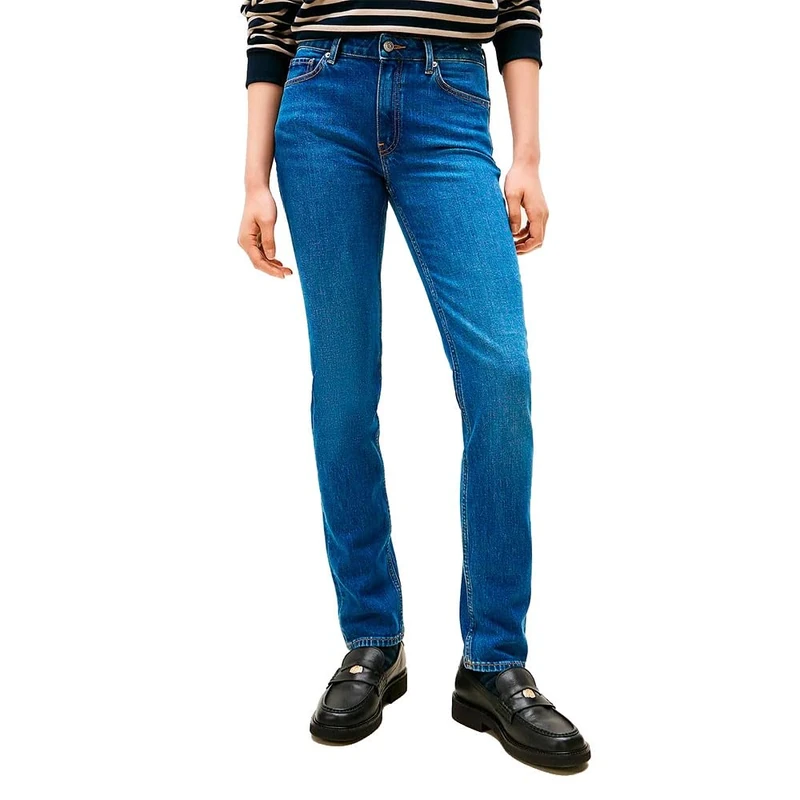 Tommy Hilfiger Women's Flo Slim Fit Jeans, Blue (Flo), 30W/28L