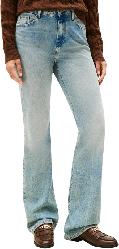 Tommy Hilfiger Women's Kyle Mid Rise Bootcut Jeans, Blue (Kyle), 34W/34L