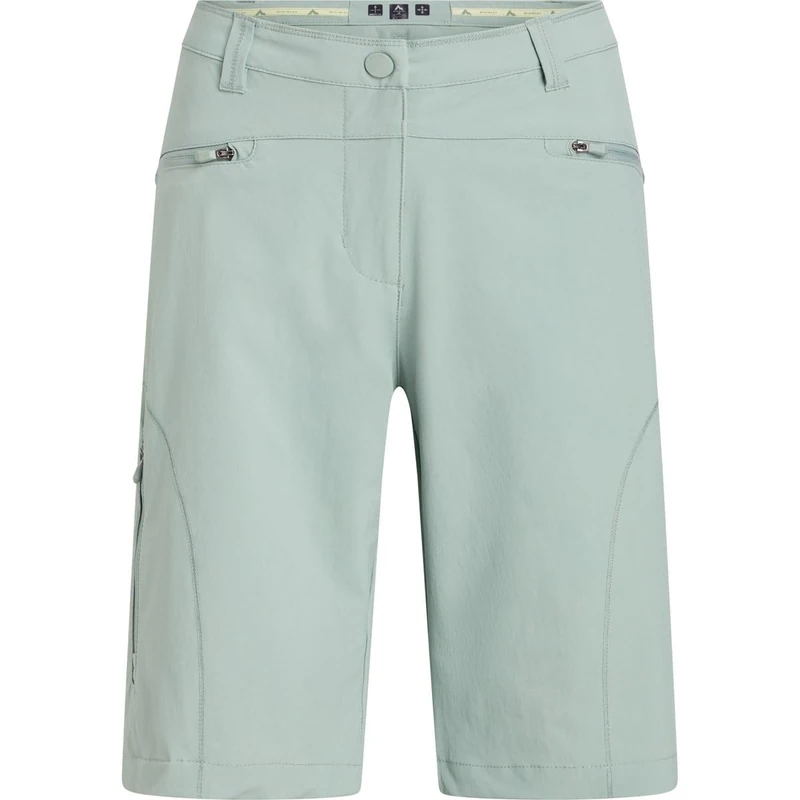 Mc Kinley Women's Cameron II Bermuda Shorts, Green Smoke, 44 - Image 1