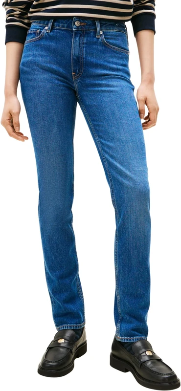 Tommy Hilfiger Women's Flo Slim Fit Jeans, Blue (Flo), 28W/32L