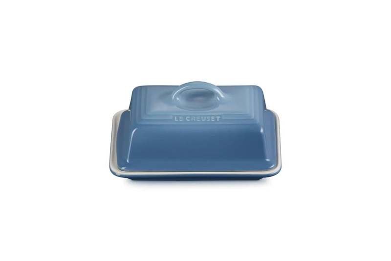 Le Creuset Stoneware Butter Dish, 900 g, 17 x 12.5 x 9 cm, Chambray, 70837174340000