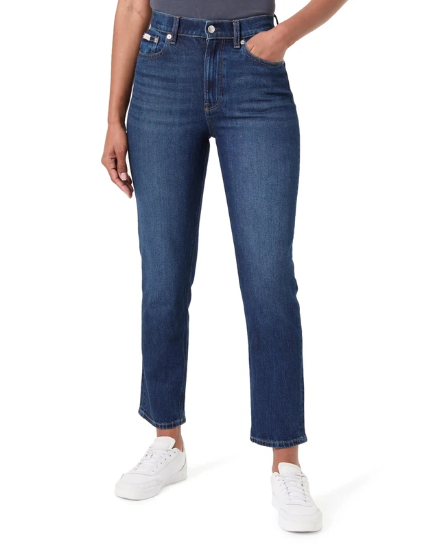 Calvin Klein Jeans Women's NEW MOM Jean Thompson LV047D842G Jeans, Blue (Thompson), RG34