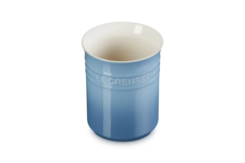 LE CREUSET Stoneware Small Utensil Jar, 1.1 Litres, Chambray, 71501114340001 - Image 1