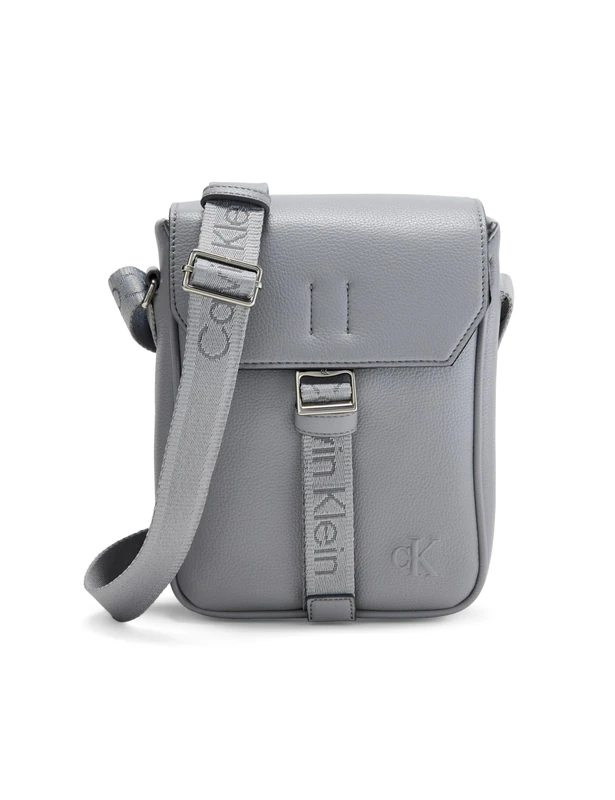 Calvin Klein Men's CARGO FLAP REPORTER LV04D3131G Crossover, Grey (Formal Gray), One Size