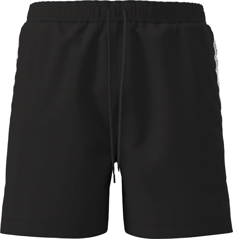 Calvin Klein Men's 5 in CORE LV00N61002 Swim Trunk, Black (Black), XL