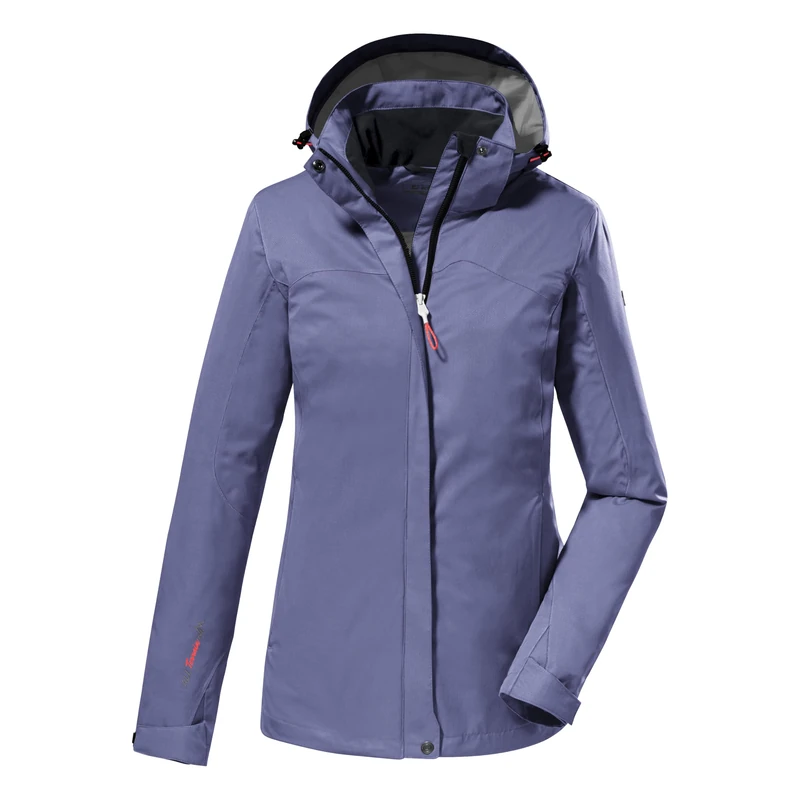 Killtec KOS 133 WMN JCKT 38383-000 Women's Functional Outdoor Jacket with Removable Hood Light Purple 48