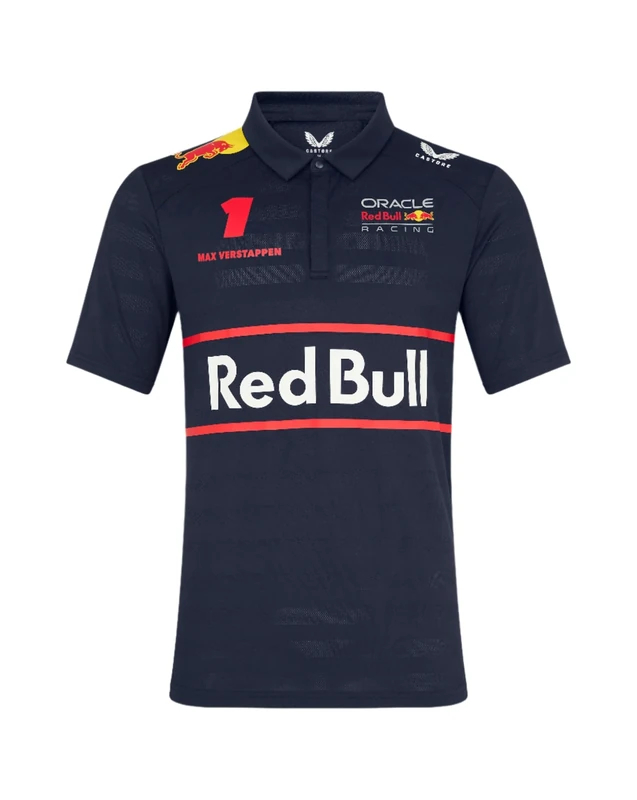 Redbull Racing Castore Men's Polo Shirt Driver Navy