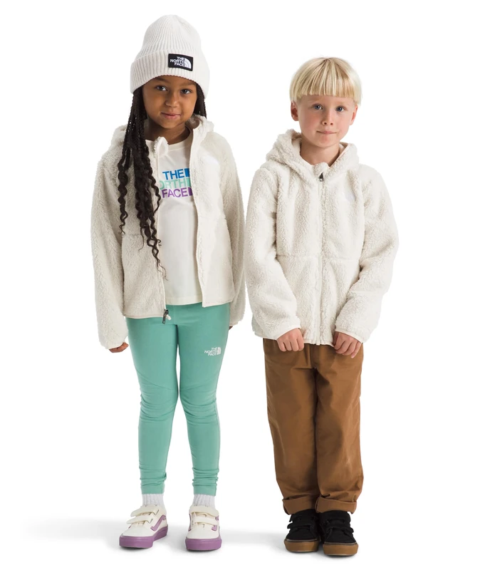 The North Face Kids Campshire F/Z Hoodie Jacket, White Dune, 6 Years