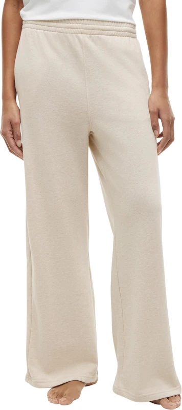 Tommy Hilfiger Women’s Wide Leg Jogging Bottoms with Elasticated Waist, Beige (Heathered Oat), M - Image 1