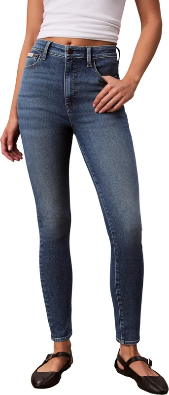 Calvin Klein Jeans Women's HIGH Rise Skinny Vintage Avenue LV047D756G Jeans, Blue (Vintage Avenue), LG30