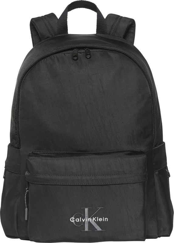 Calvin Klein Men's BOLD ROUND BACKPACK LV04D3114G Backpack, Black (Black), One Size