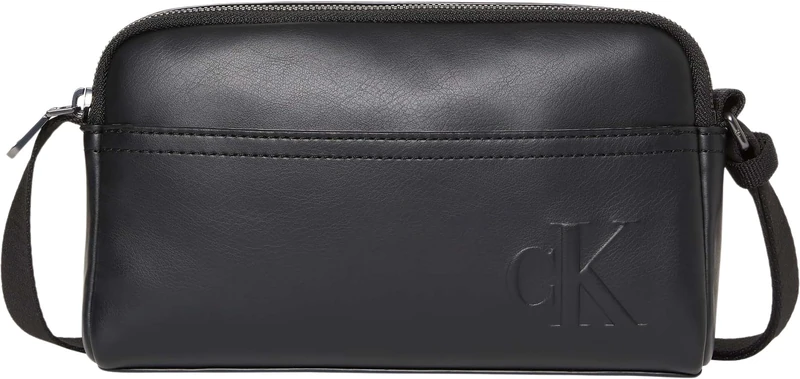 Calvin Klein Men's CK CAMERA BAG LV04D3247G Crossover, Black (Black), One Size